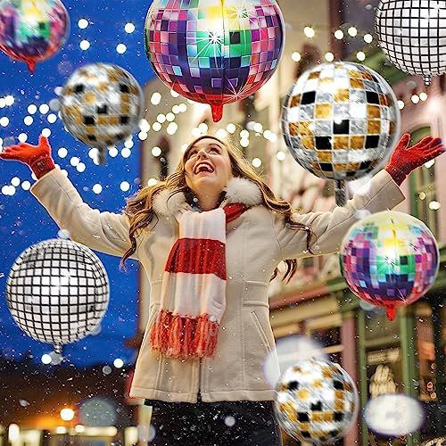Ofertas de última hora Globo Discoteca,Globos 4D Pulgadas, Para los y Para Temática Cumpleaños, Mitzvah, Fiesta