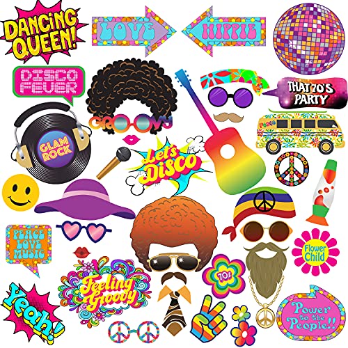 Oferta BizoeRade Accesorios años fotomatón, fotos fiestas los y hippies, fiestas bailes etc., unidades