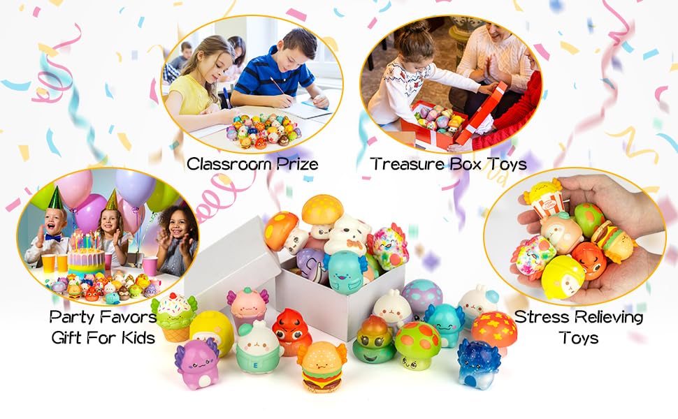 Dónde comprar en España 30 Squishy Regalos Cumpleaños Niños Colegio | Animales Toys Juguetes Antiestrés Detalles Regalitos Invitados