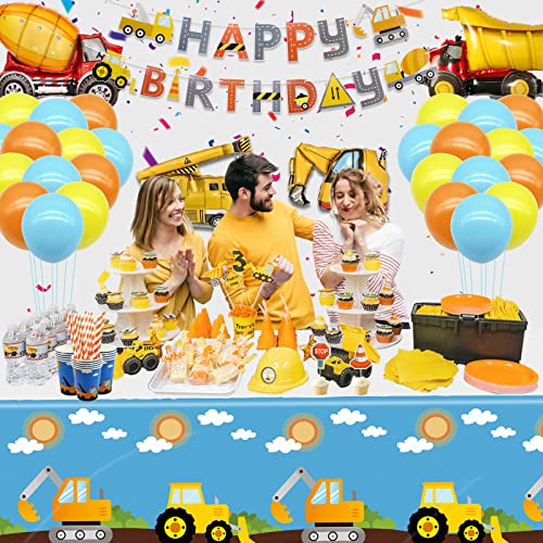 Oferta Flash Paquete de 162 suministros para fiestas de cumpleaños camión volquete