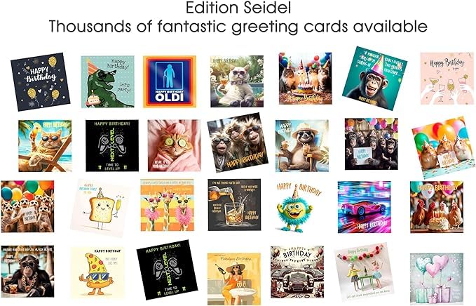 Top Precios Seidel cumpleaños con tarjeta tarjeta tarjeta cumpleaños, y casette humor SW024)
