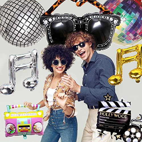 Comprar en Amazon HGSHUO Disco Globos para Fiesta Bola de Disco Globos Foil