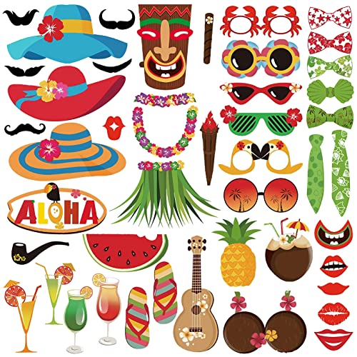 Comprar TOPJOWGA Hawaiana Photo Booth Props 45 Pcs Hawaiana DIY Photo Booth Props Hawaiano photocall Accesorios Verano Playa Fiesta Piscina para Fiesta Ideas para regalar Boda Flamenco Photocall Decoracion Top Precio 2024 | regaloscumple.com