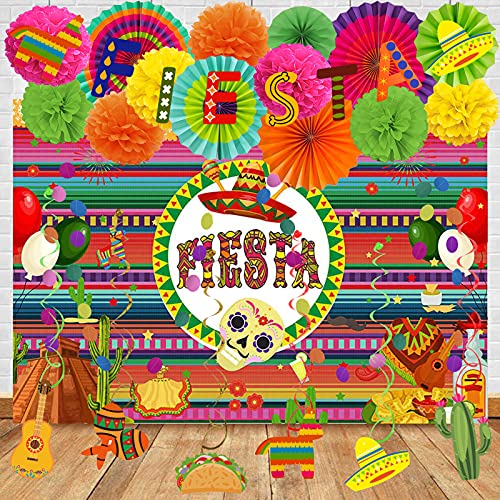 Ofertas en regaloscumple.com ZERODECO Decoraciones de fiesta de fiesta multicolor de papel pompones
