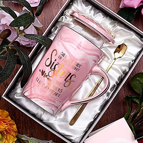 Oferta Flash Taza de café de cerámica de mármol para hermanas hermanas