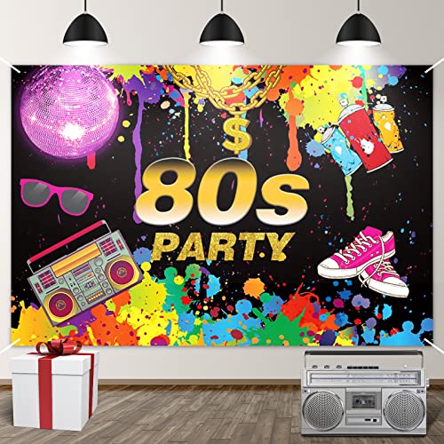Consigue ahora XiYee Vuelta a Los Años 80 Pancarta para Decoración Fiestas Regalos Años 80 1980 Años Cumpleaños Foto Fondo Decoración Neón 80s Pared Cartel Decoración 180x120cm Rebajas 2023 | regaloscumple.com