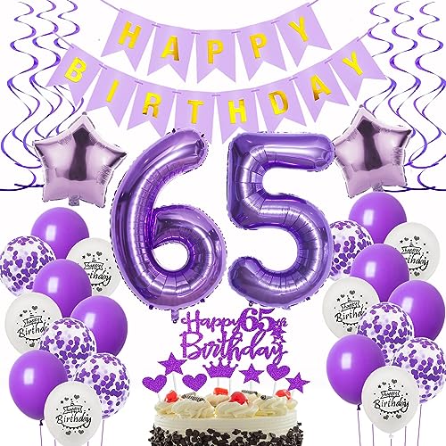 Consigue ahora Decoración 65 cumpleaños Mujer morada Decoración cumpleaños 65 años Mujer globos 65 cumpleaños morada Catálogo Globo foil Decoración 65 cumpleaños morada Decoración tarta Decoración 65 cumpleaños Mujer Rebajas 2025 | regaloscumple.com
