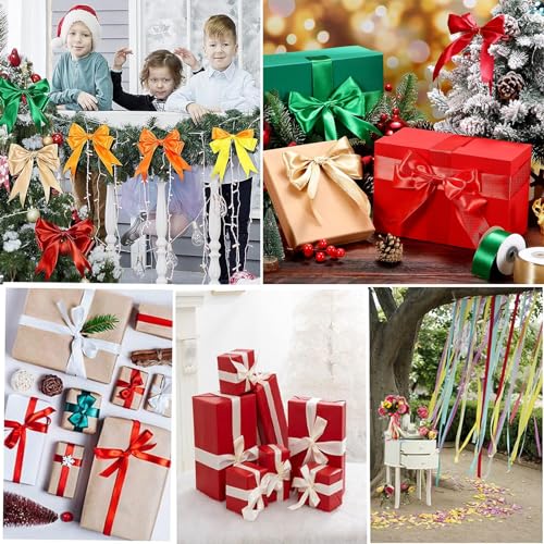 Oferta Flash Cinta Rosa Bien 6mm, 91m de Satén Regalo Tela,Cinta Lazo,Cinta Globos,Cinta para Envolver Regalos,Navidad,Coche,Manualidades,Boda Cumpleaños Fiesta Decoración